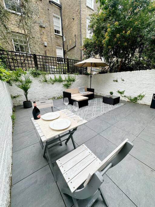 Londwell, Luxe And Leaves, Chelsea Flat With Private Garden Apartment Лондон Екстериор снимка